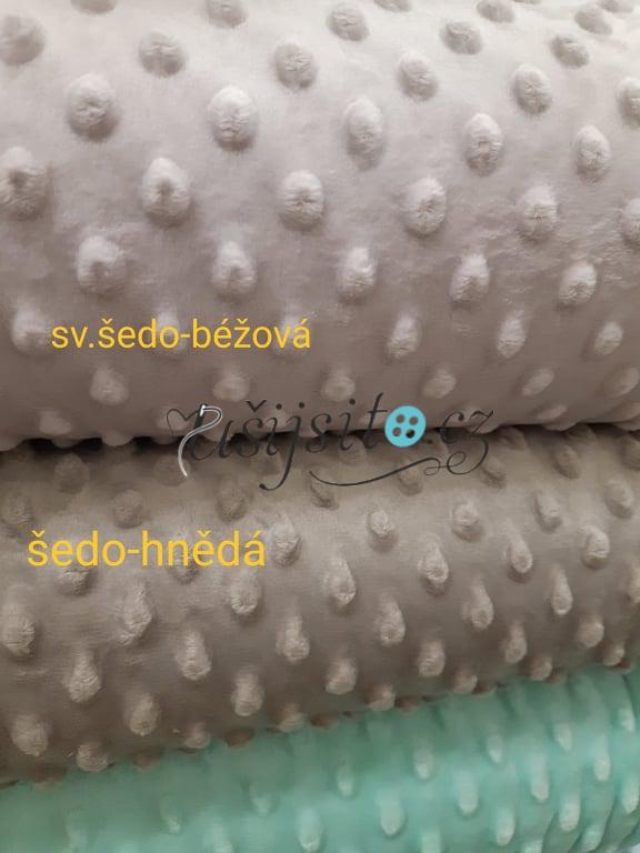 Minky sv.šedo-béžová