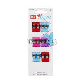 Svorky na textil 5,5 cm PRYM LOVE