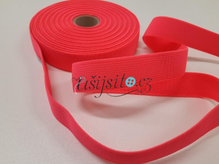 Pruženka dětská 21mm růžová neon