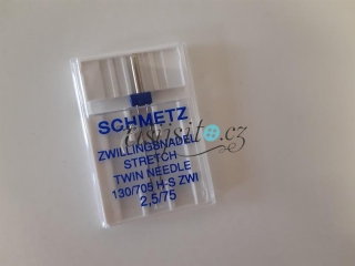 Dvojjehla Stretch 2,5/75 Schmetz
