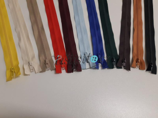 Zip kostěný dělitelný 35cm